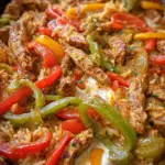 Queso Steak Fajita Skillet