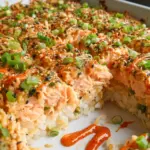 Salmon Sushi Bake