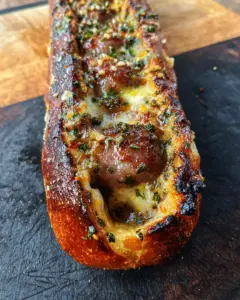 Sausage and Cheese Stuffed Bread