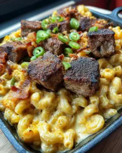 Steak Bites Loaded Mac & Cheese