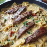 Steak Pasta Alfredo