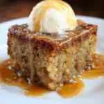 Sticky Banana Bread Pudding Cake