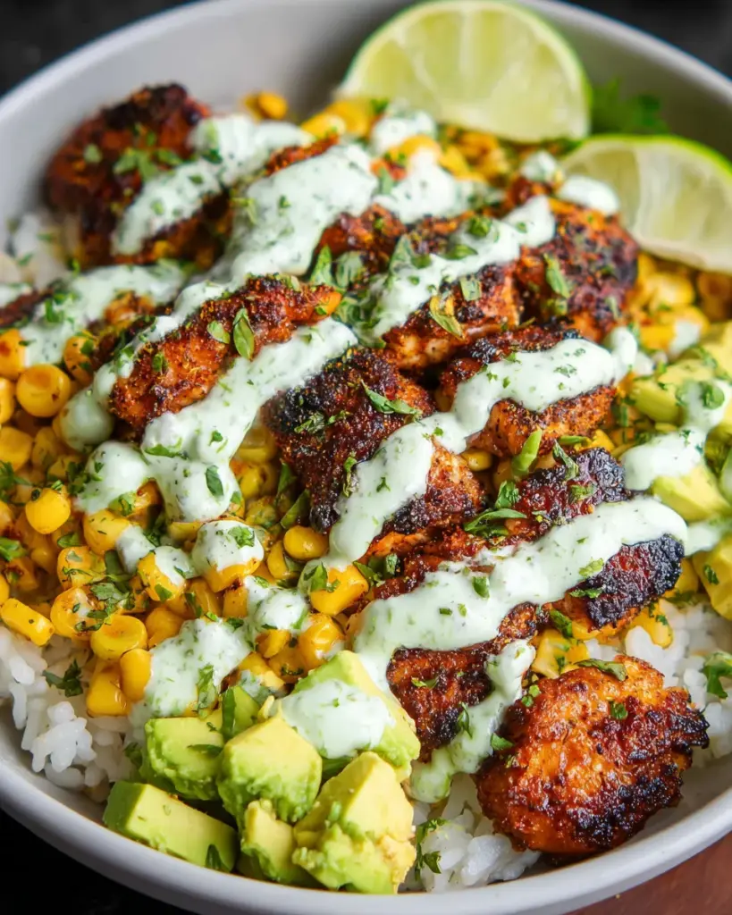 Street Corn Chicken Bowls