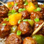 Crockpot Hawaiian Meatballs