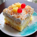 Easy Hawaiian Pineapple Coconut Poke Cake