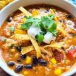 Slow Cooker Chicken Tortilla Soup