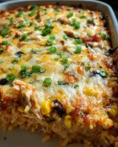 Southwest Chicken and Rice Casserole