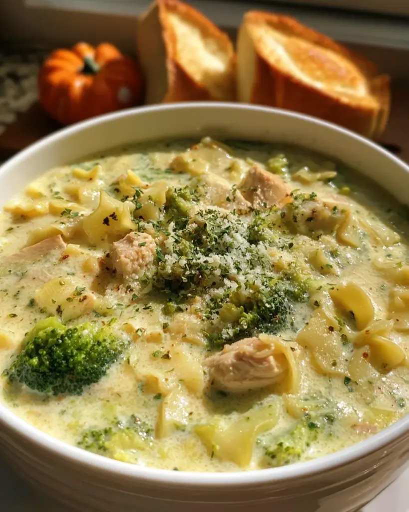 White Chicken Lasagna Soup