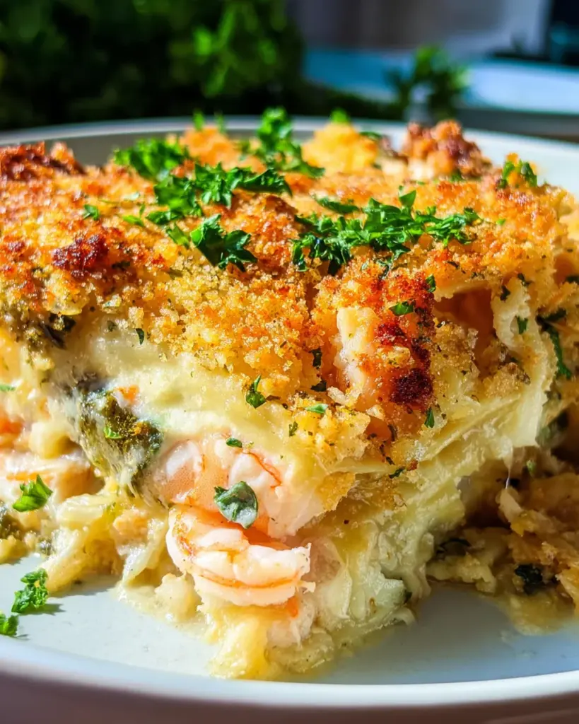 White Seafood Lasagna