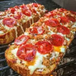 turkey pepperoni Pizza Bread