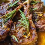 Balsamic Garlic Lamb Chops