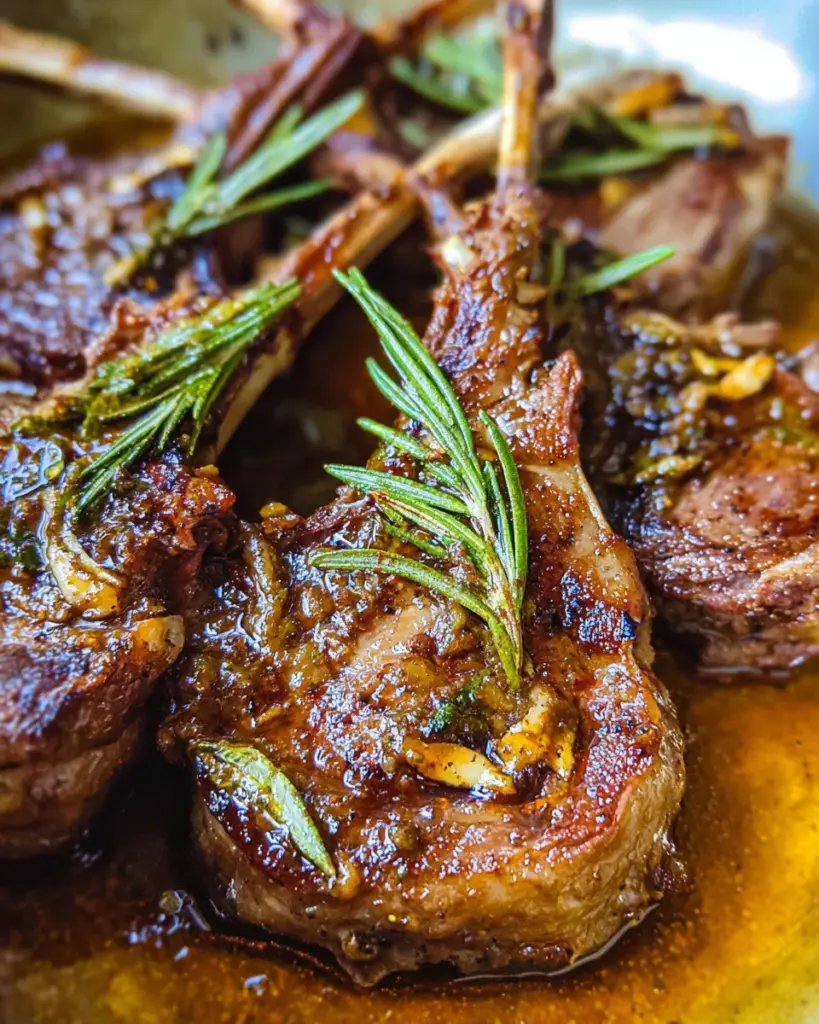 Balsamic Garlic Lamb Chops