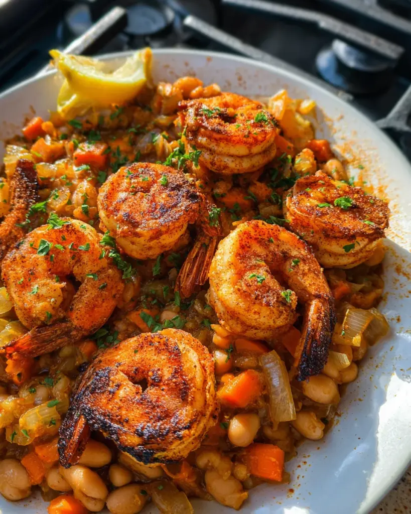 Cajun Shrimp and Beans