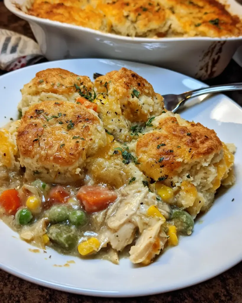 Cheddar Bay Chicken Pot Pie