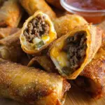 Cheeseburger Spring Rolls