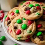 Christmas M&M Cookies