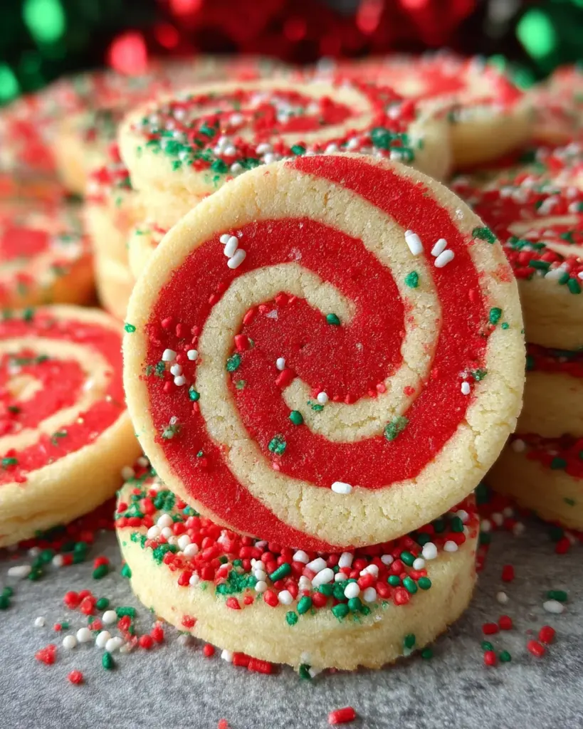 Christmas Pinwheel Cookies