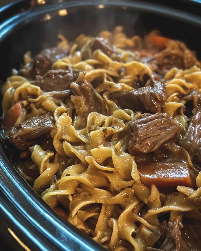 Crockpot Beef And Noodles Recipe
