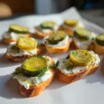 Dill Pickle Crostini