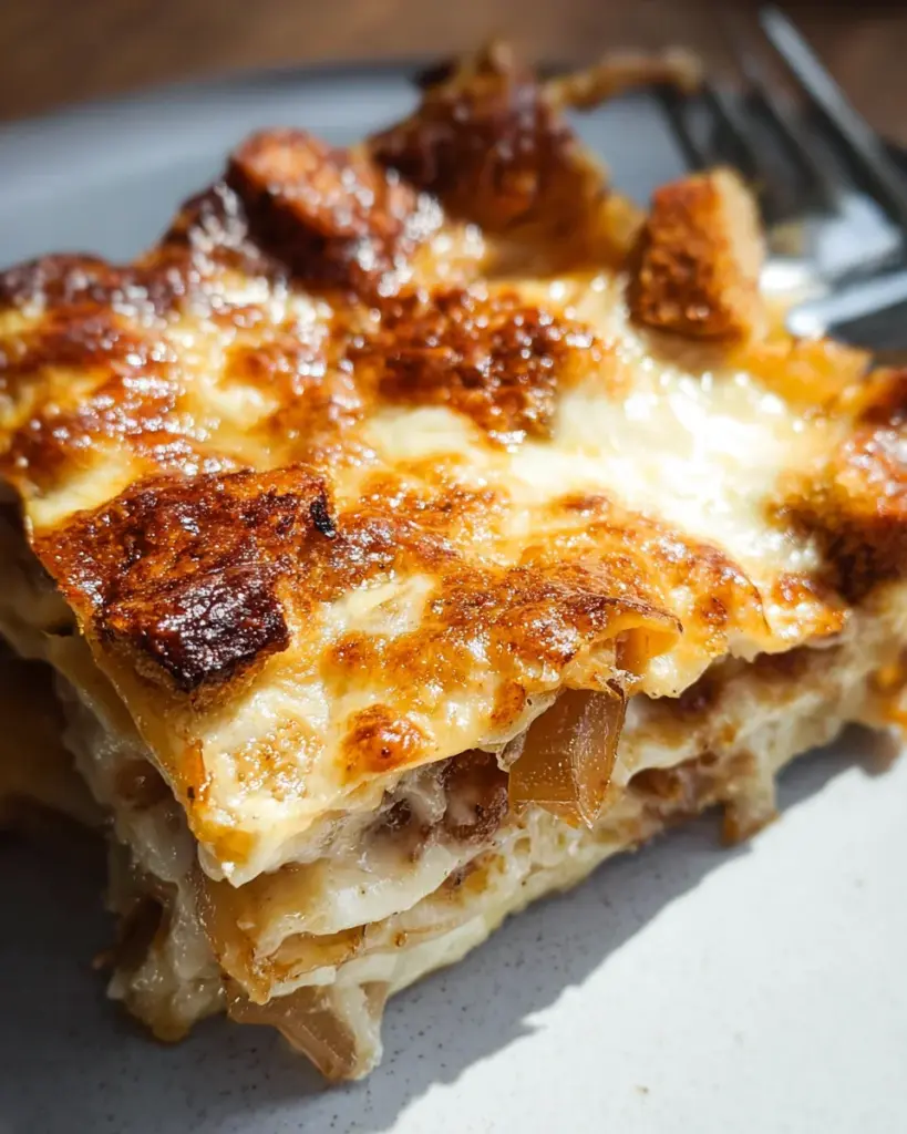 French Onion Lasagna