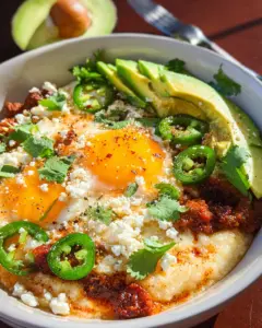 Huevos Rancheros Grits Bowl
