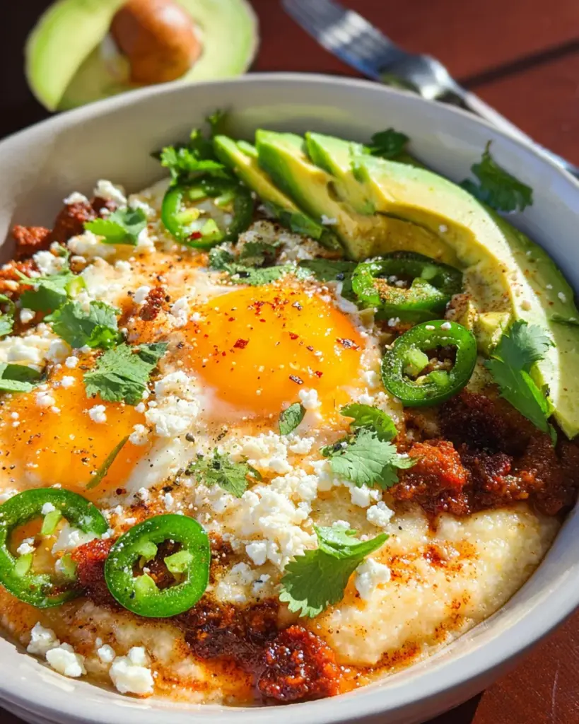 Huevos Rancheros Grits Bowl