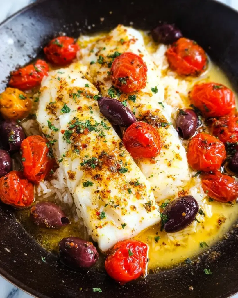 Lemon Butter Baked Cod