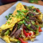 Philly Cheesesteak Omelet