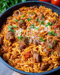 Giouvetsi (Greek Beef Stew with Orzo)