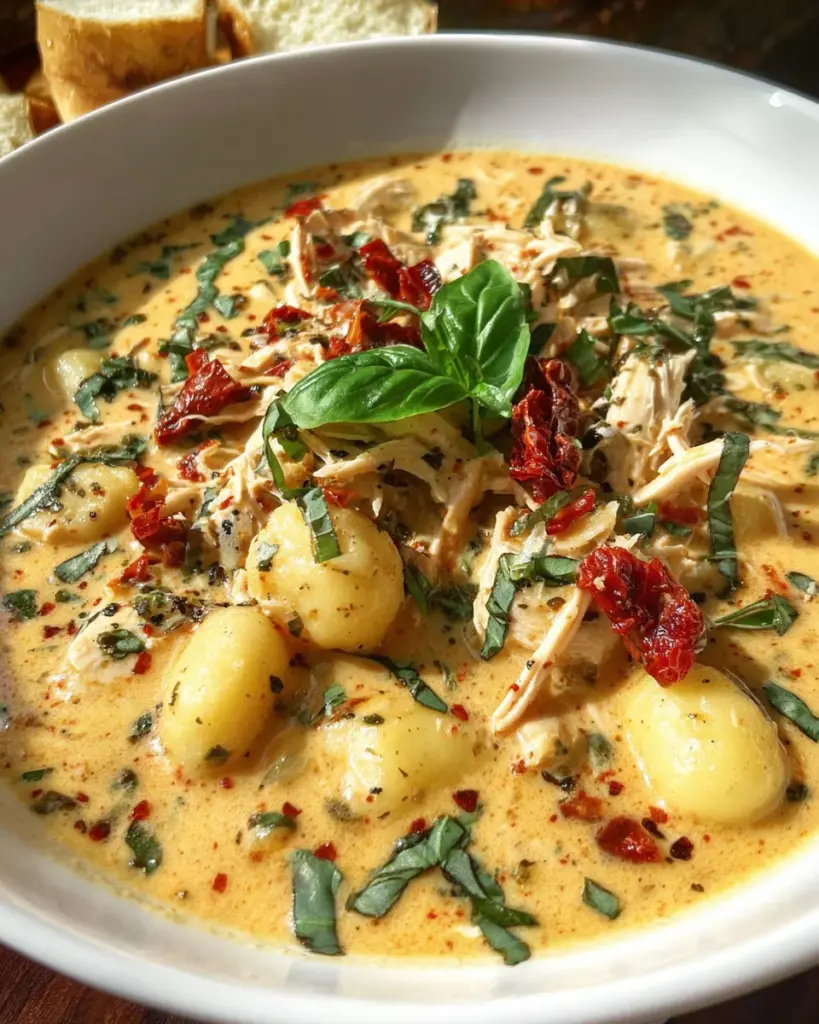 Marry Me Chicken and Gnocchi Soup