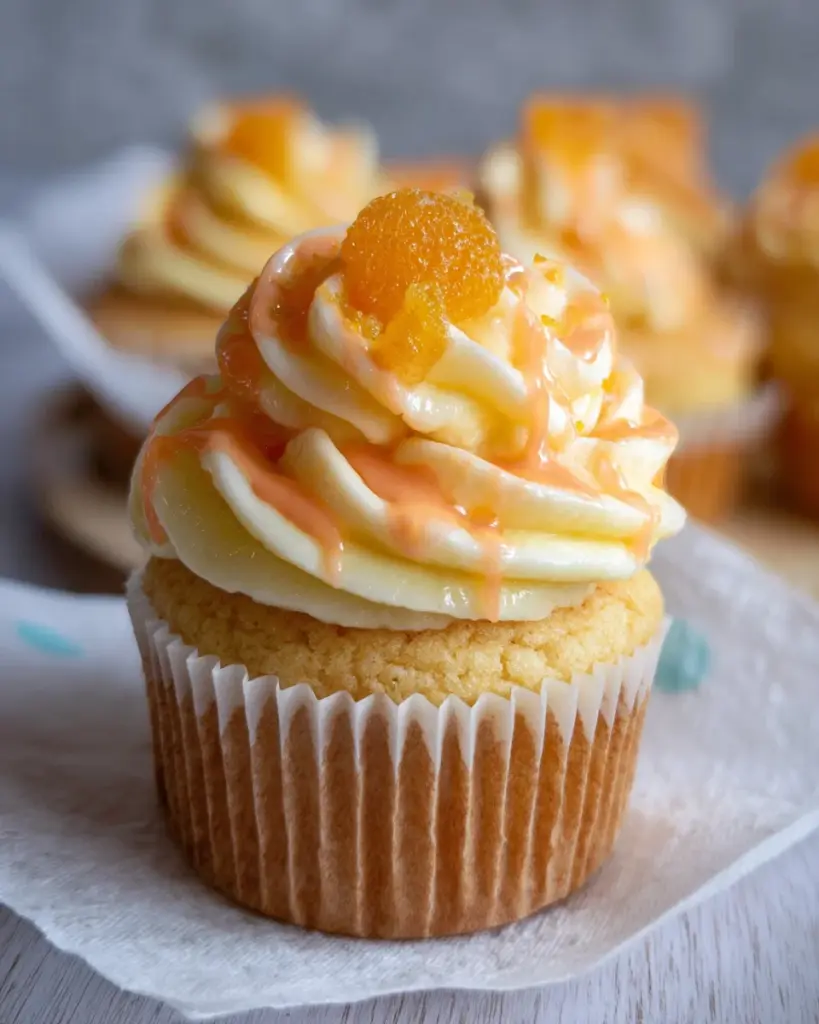 Orange Creamsicle Cupcakes