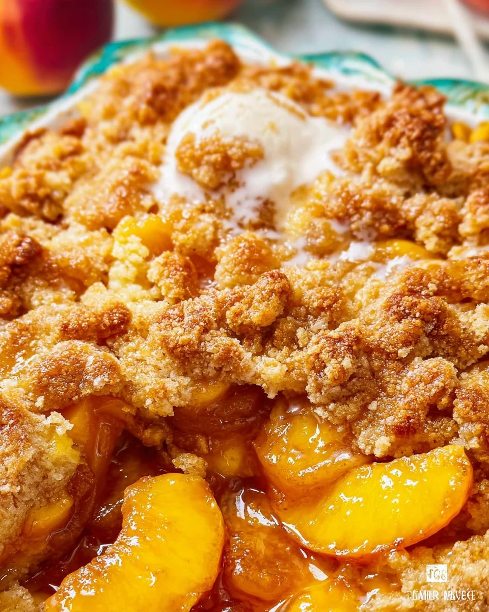 Peach Cobbler With Canned Peaches