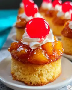 Pineapple Upside Down Cupcakes