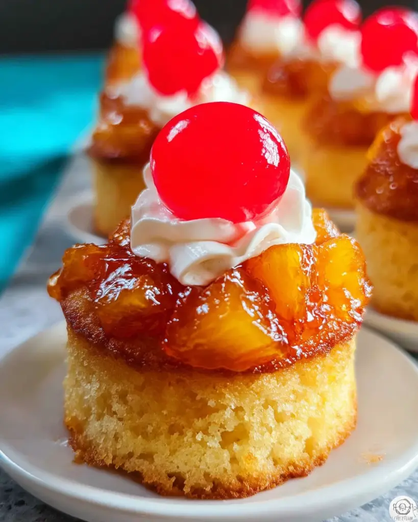 Pineapple Upside Down Cupcakes