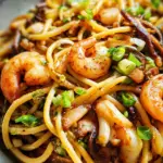 Shrimp Shiitake Noodles