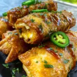 Texas Twinkies Egg Rolls with Spicy Honey