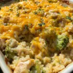 Cheesy Chicken Broccoli Rice Casserole