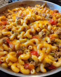 Cheesy Sloppy Joe Pasta
