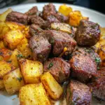 Garlic Butter Steak Bites & Potatoes