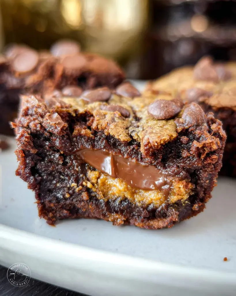 Peanut Butter Cup Brookies