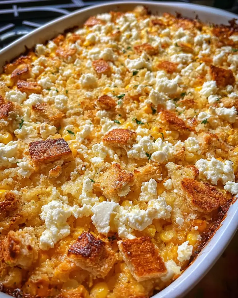 Feta Corn Casserole