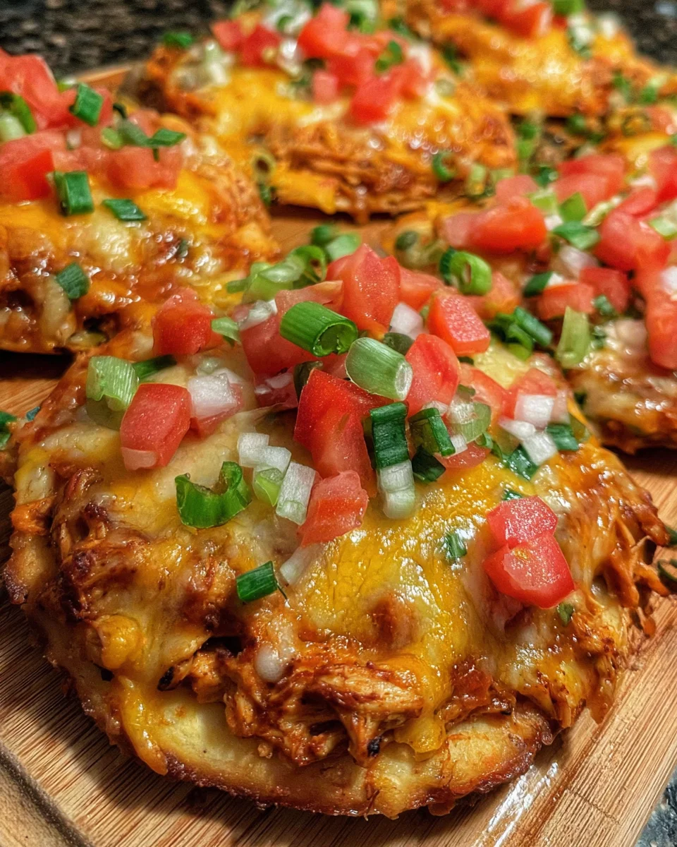 Mexican Chicken Pizzas