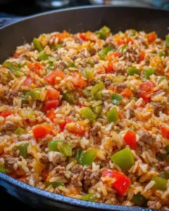 Unstuffed Pepper Skillet
