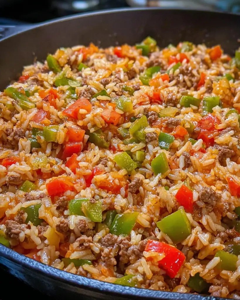 Unstuffed Pepper Skillet