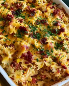 Creamy BBQ Ranch Chicken Casserole