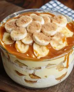 Banana Pudding Tiramisu with Caramel