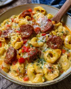 Cajun beef sausage Tortellini