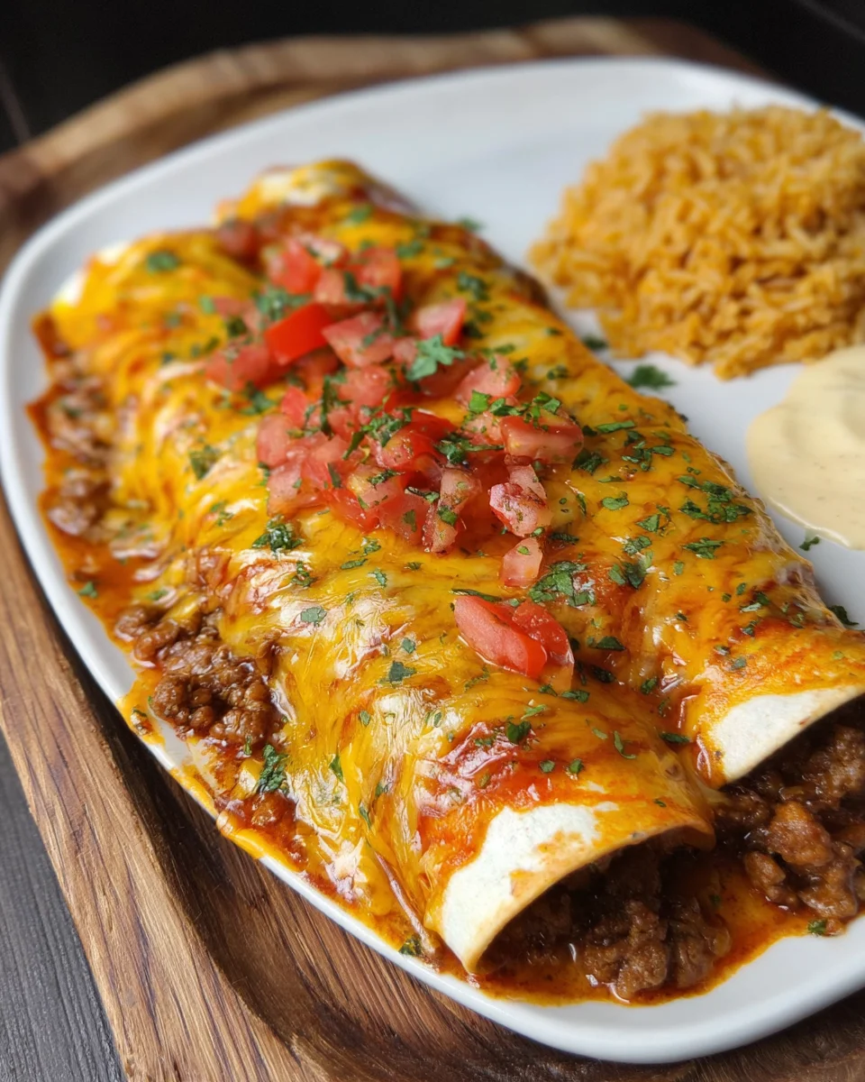 Cheesy Beef Enchiladas image 2