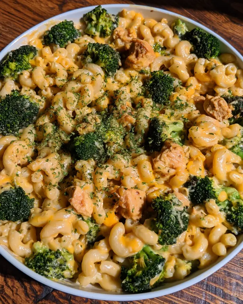Cheesy Chicken Broccoli Mac
