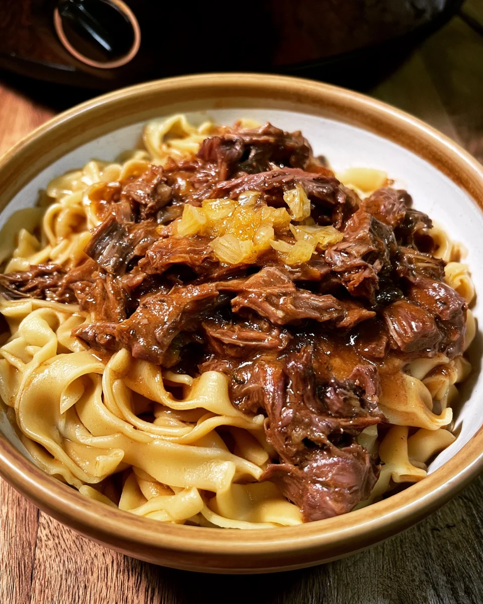 Crockpot Beef and Noodles image 2